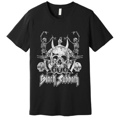 Vintage Dancing Skeletons Premium T-Shirt