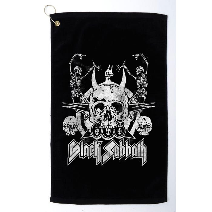 Vintage Dancing Skeletons Golf Towel