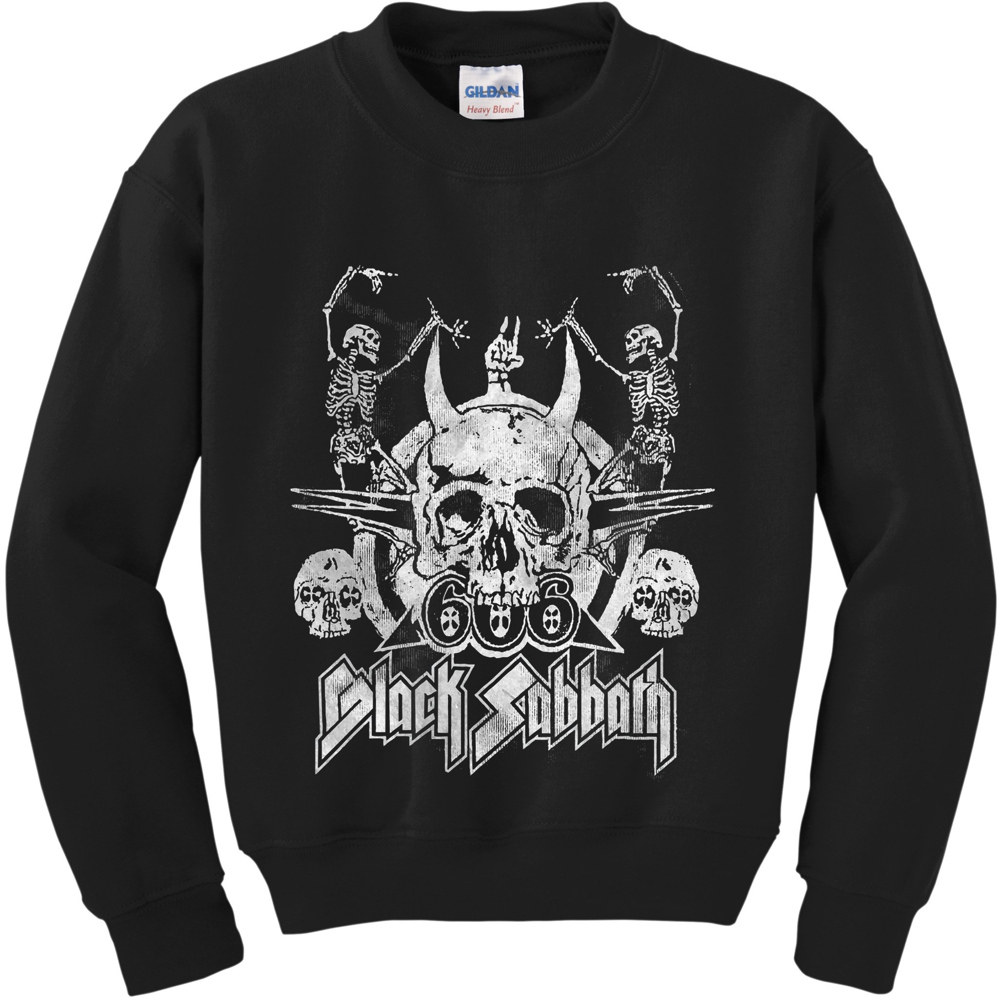 Vintage Dancing Skeletons Kids Sweatshirt