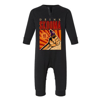 Vintage Drink Skooma Infant Fleece One Piece