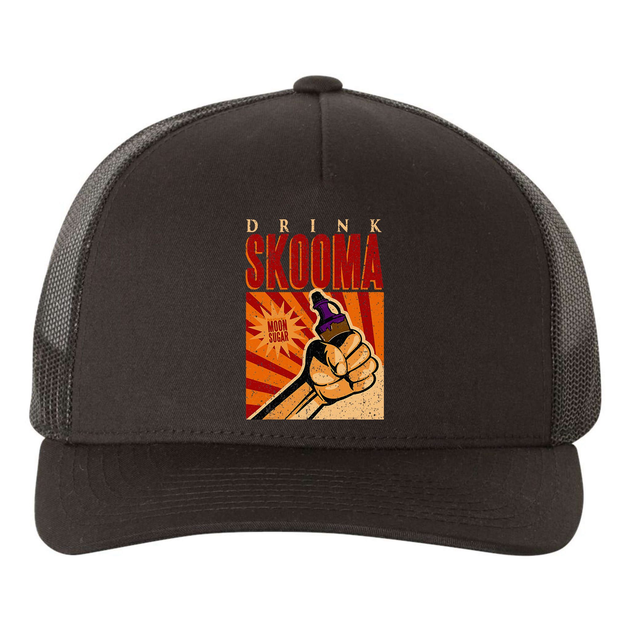 Vintage Drink Skooma Yupoong Adult 5-Panel Trucker Hat