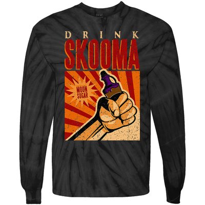 Vintage Drink Skooma Tie-Dye Long Sleeve Shirt