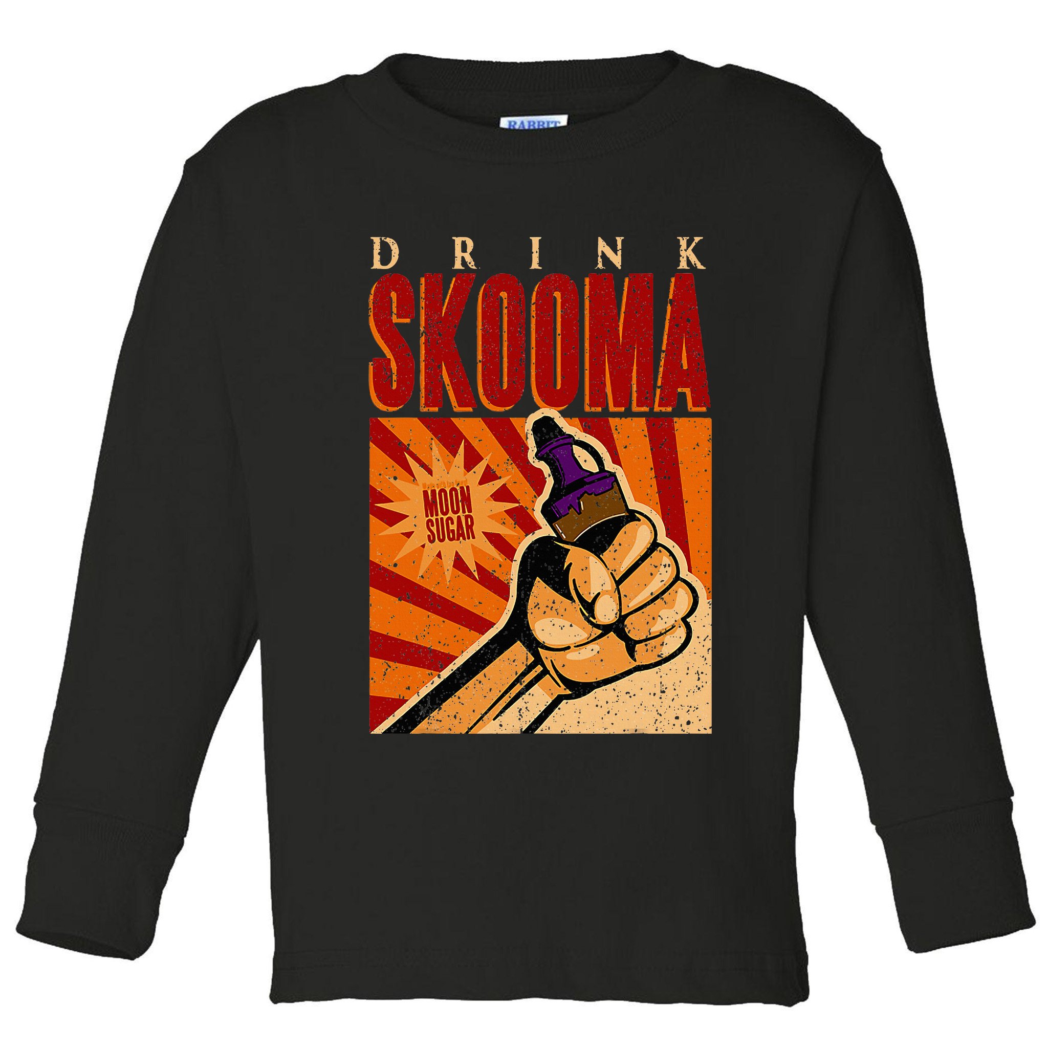 Vintage Drink Skooma Toddler Long Sleeve Shirt