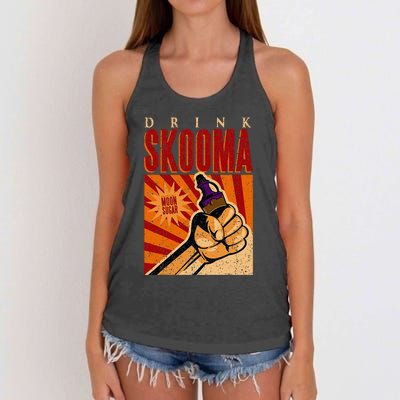 Vintage Drink Skooma Women's Knotted Racerback Tank