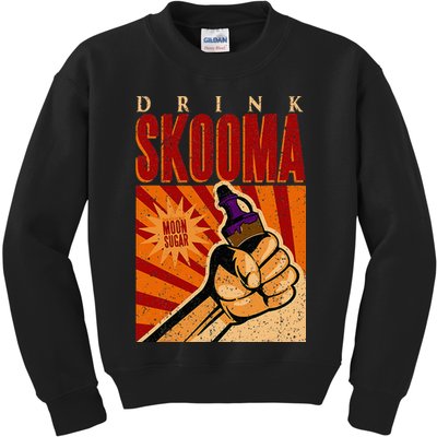 Vintage Drink Skooma Kids Sweatshirt