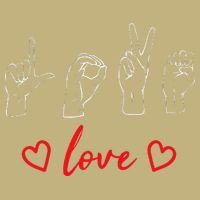 Valentine's Day Sign Language Love Finger Spelling ASL Hoodie