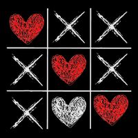 Valentines Day Tic Tac Toe Xo Xo Wool Snapback Cap