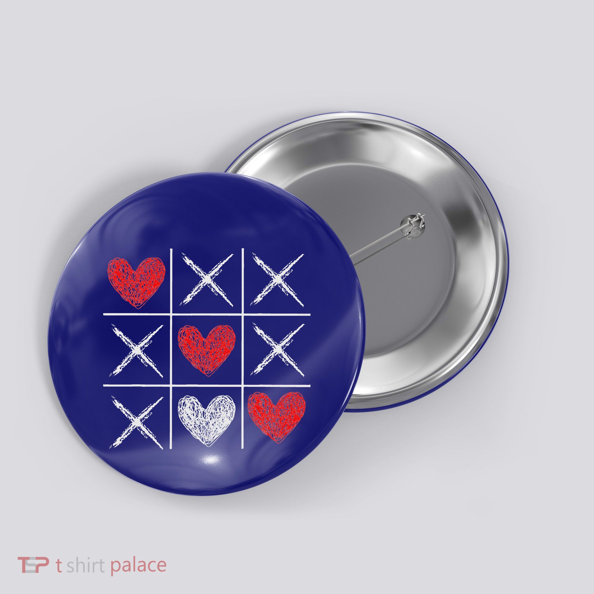 Valentines Day Tic Tac Toe Xo Xo Button