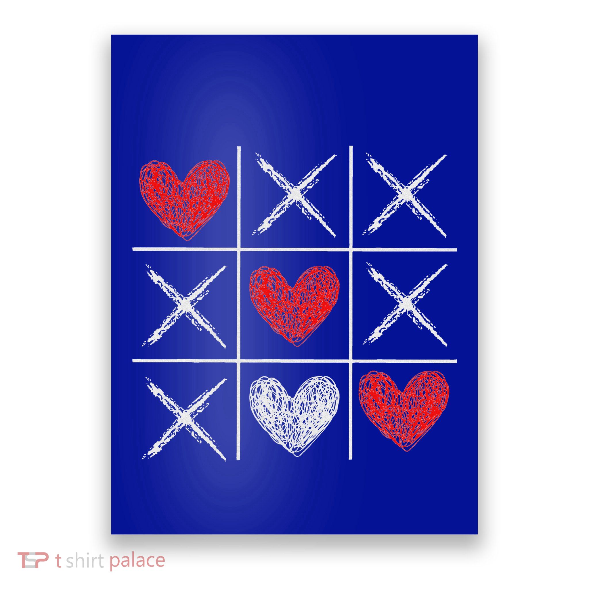 Valentines Day Tic Tac Toe Xo Xo Poster