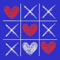 Valentines Day Tic Tac Toe Xo Xo Poster
