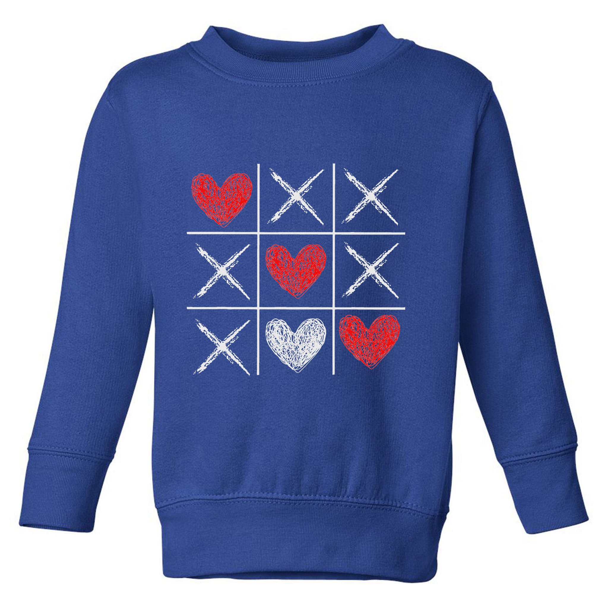 Valentines Day Tic Tac Toe Xo Xo Toddler Sweatshirt