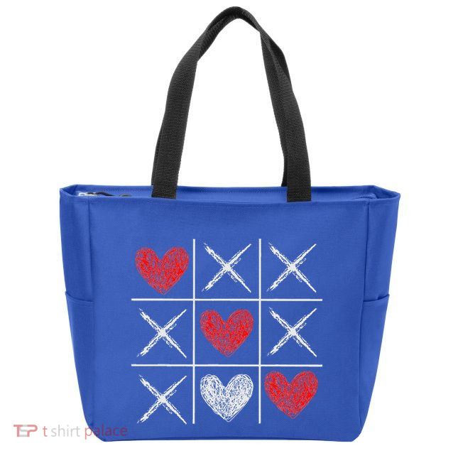 Valentines Day Tic Tac Toe Xo Xo Zip Tote Bag