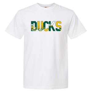 Vibrant Ducks Text Bold And Playful Design Garment-Dyed Heavyweight T-Shirt