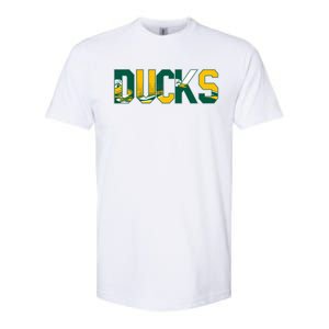 Vibrant Ducks Text Bold And Playful Design Softstyle CVC T-Shirt