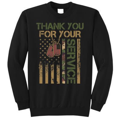 Veterans Day Thank You For Your Service Soldier Sweatshirt