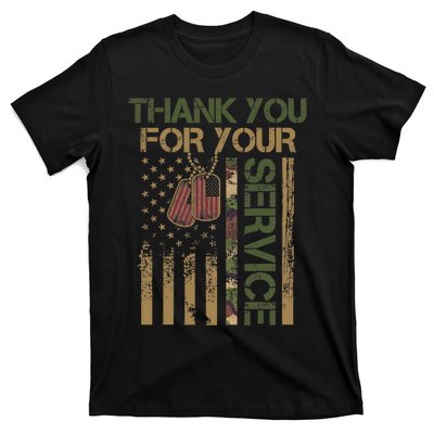 Veterans Day Thank You For Your Service Soldier T-Shirt