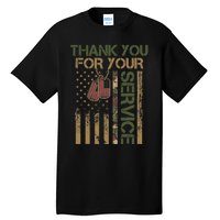 Veterans Day Thank You For Your Service Soldier Tall T-Shirt