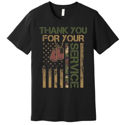 Veterans Day Thank You For Your Service Soldier Premium T-Shirt