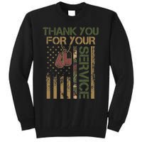 Veterans Day Thank You For Your Service Soldier Tall Sweatshirt