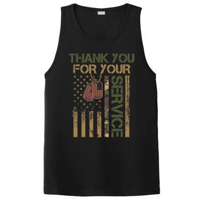 Veterans Day Thank You For Your Service Soldier PosiCharge Competitor Tank