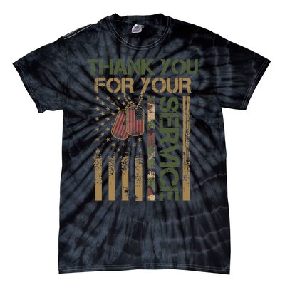 Veterans Day Thank You For Your Service Soldier Tie-Dye T-Shirt