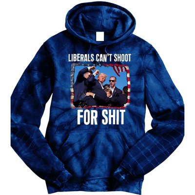 Vintage Donald Trump Liberals Cant Shoot For Shit Tie Dye Hoodie