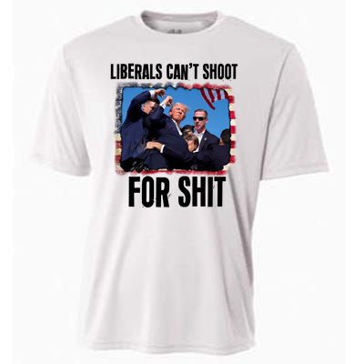 Vintage Donald Trump Liberals Cant Shoot For Shit Cooling Performance Crew T-Shirt