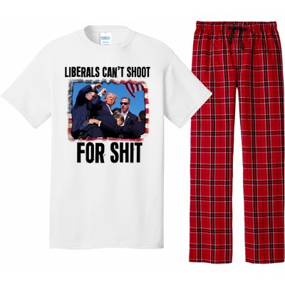 Vintage Donald Trump Liberals Cant Shoot For Shit Pajama Set