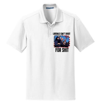 Vintage Donald Trump Liberals Cant Shoot For Shit Dry Zone Grid Polo