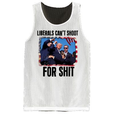 Vintage Donald Trump Liberals Cant Shoot For Shit Mesh Reversible Basketball Jersey Tank