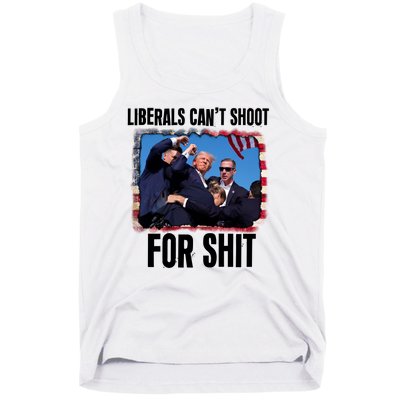 Vintage Donald Trump Liberals Cant Shoot For Shit Tank Top