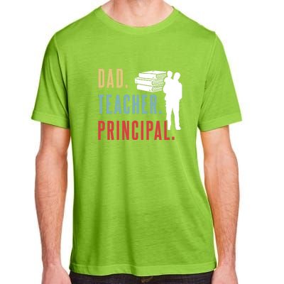 Vintage Dad Teacher Principal Homeschool Gift Father's Day Adult ChromaSoft Performance T-Shirt