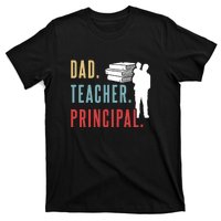 Vintage Dad Teacher Principal Homeschool Gift Father's Day T-Shirt