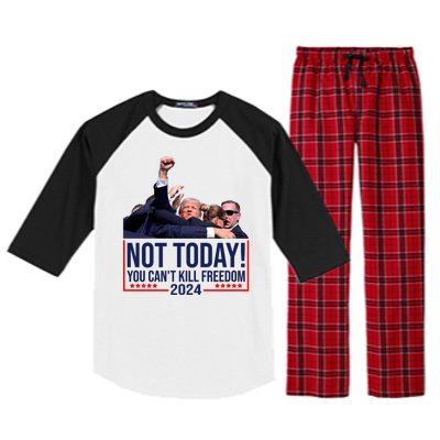 Vintage Donald Trump Not Today You Cant Kill Freedom Raglan Sleeve Pajama Set