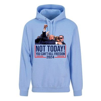 Vintage Donald Trump Not Today You Cant Kill Freedom Unisex Surf Hoodie