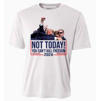 Vintage Donald Trump Not Today You Cant Kill Freedom Cooling Performance Crew T-Shirt