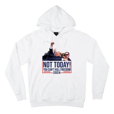 Vintage Donald Trump Not Today You Cant Kill Freedom Hoodie