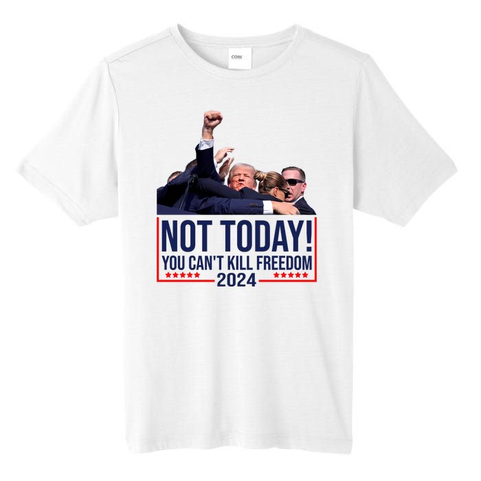 Vintage Donald Trump Not Today You Cant Kill Freedom Tall Fusion ChromaSoft Performance T-Shirt