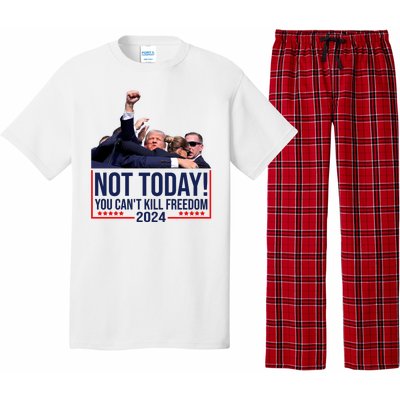 Vintage Donald Trump Not Today You Cant Kill Freedom Pajama Set