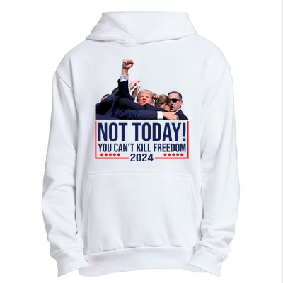 Vintage Donald Trump Not Today You Cant Kill Freedom Urban Pullover Hoodie