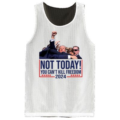 Vintage Donald Trump Not Today You Cant Kill Freedom Mesh Reversible Basketball Jersey Tank