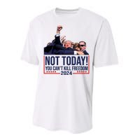 Vintage Donald Trump Not Today You Cant Kill Freedom Performance Sprint T-Shirt