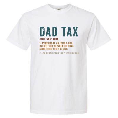 Vintage Dad Tax Definition Funny Fathers Day Garment-Dyed Heavyweight T-Shirt