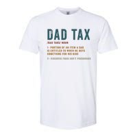 Vintage Dad Tax Definition Funny Fathers Day Softstyle CVC T-Shirt