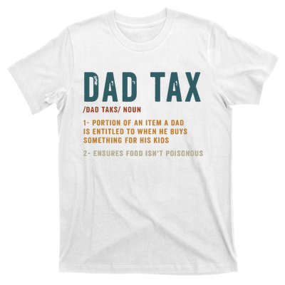 Vintage Dad Tax Definition Funny Fathers Day T-Shirt