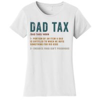 Vintage Dad Tax Definition Funny Fathers Day Women's T-Shirt