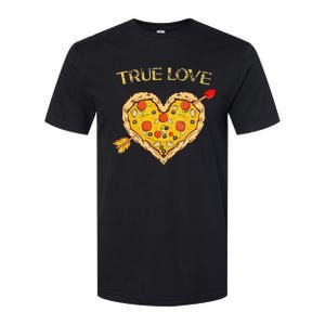 Valentine's Day True Love Valentine Pizza Heart Softstyle CVC T-Shirt