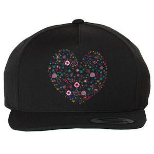 Valentines Day Tee Magic Floral Heart Cute Vcute Giftday Love Couple Cool Gift Wool Snapback Cap