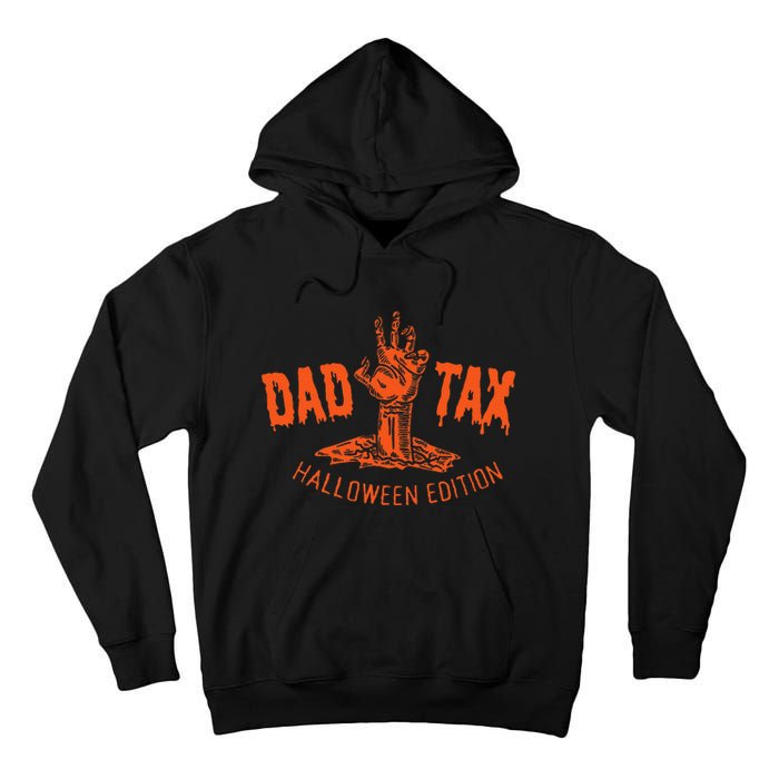 Vintage Dad Tax Halloweenedition Spooky Dad Papa Tall Hoodie