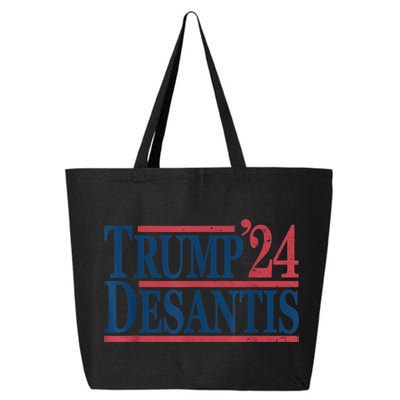 Vintage Donald Trump Ron DeSantis 2024 25L Jumbo Tote